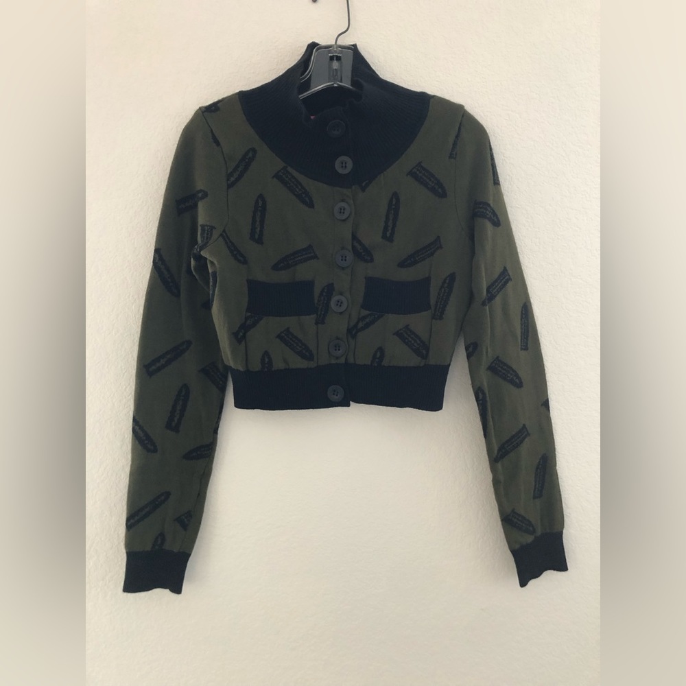 Betsey Johnson Gun Cardigan